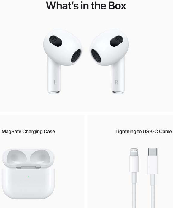 Apple AirPods 3 met Magsafe draadloze oplaadcase null