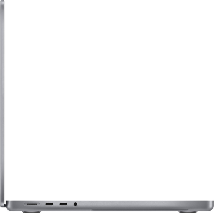 Apple MacBook Pro 14" (2021) M1 Max (10-Core-CPU/24-Core-GPU) 64GB/4TB Space Grau QWERTZ linke seite