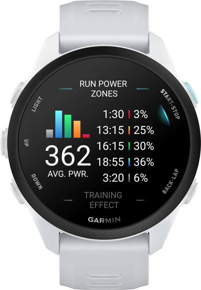 Garmin Forerunner 70 43 mm Wit voorkant