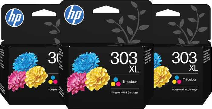 HP 303XL Cartridge Kleur (3 stuks) Main Image