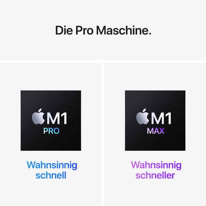 Apple MacBook Pro 14" (2021) M1 Max (10-Core-CPU/24-Core-GPU) 64GB/4TB Space Grau QWERTZ visueller lieferant