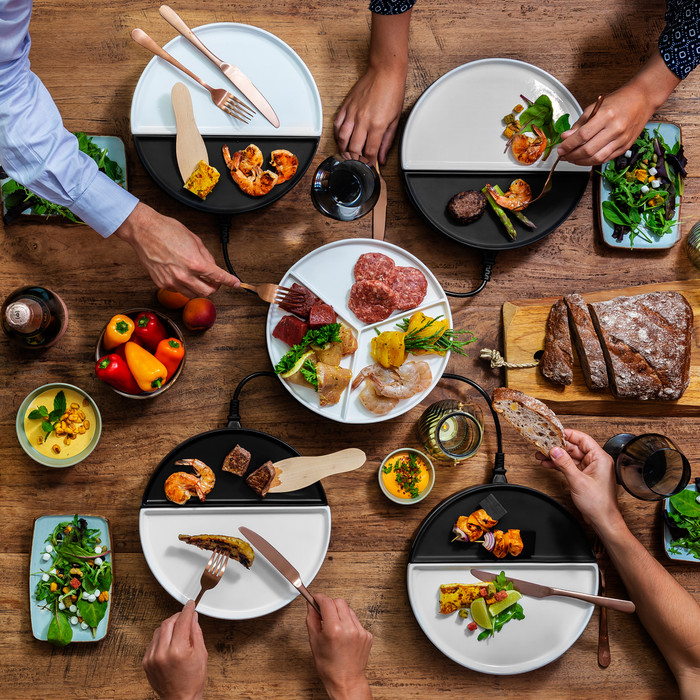 Bourgini Chef's Dinner Party product in gebruik