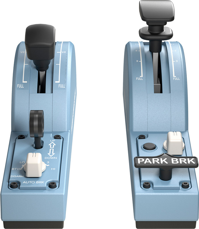 Thrustmaster TCA Quadrant Add-on Airbus Edition vorne