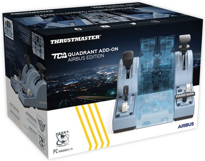Thrustmaster TCA Quadrant Add-on Airbus Edition verpackung