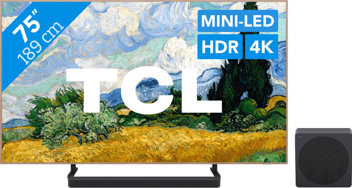 TCL QD Mini-led 75" A400 Pro (2026) + TCL A65K Main Image