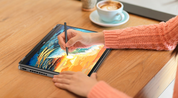 ASUS Vivobook 16 Flip OLED Copilot+ PC TP3607SA-SI099W product in gebruik