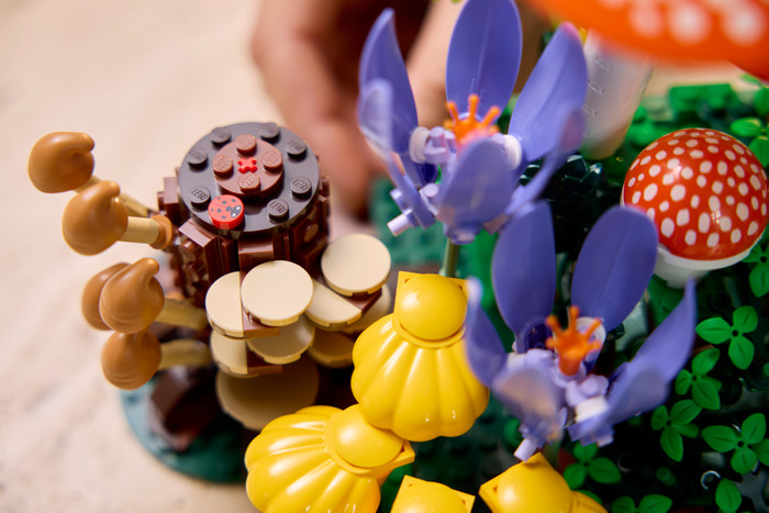 LEGO Botanicals Woodland Mushrooms 11505 product in use