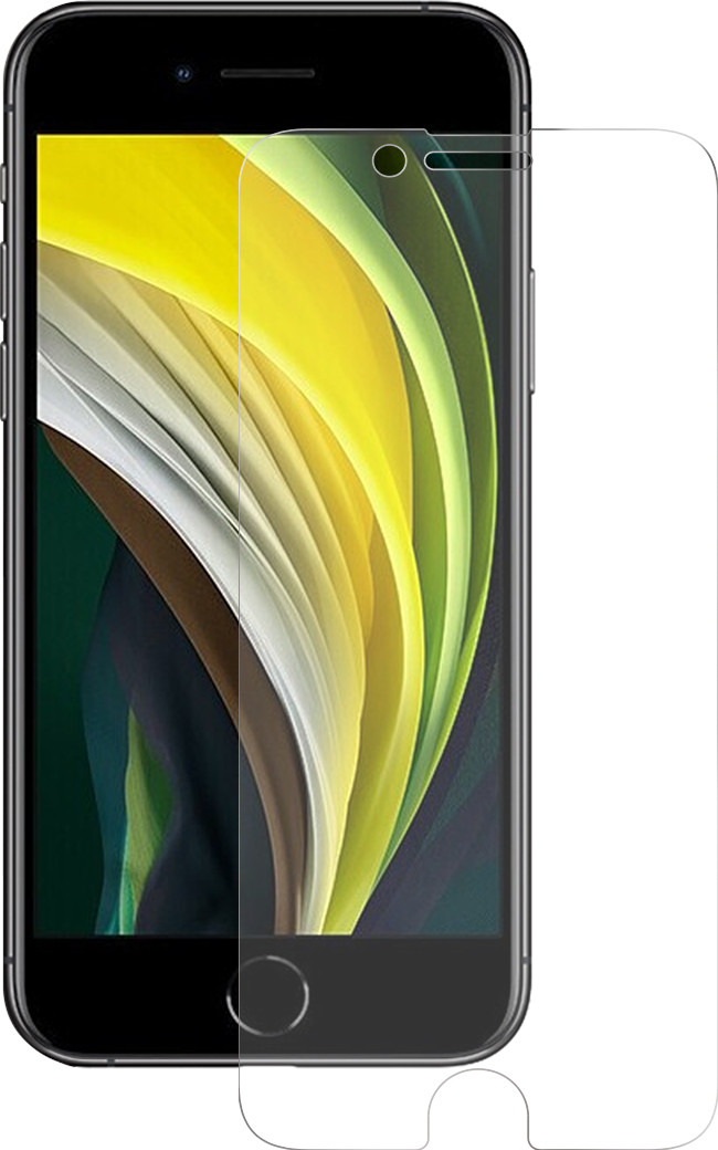 BlueBuilt Apple iPhone SE 2022 / SE 2020 / 8 / 7 Screenprotector Glas detail
