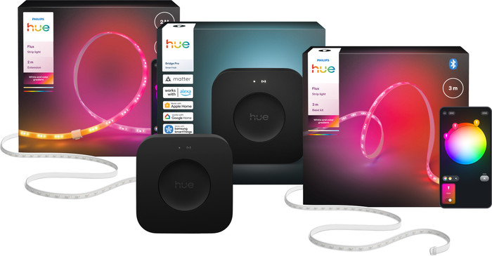 Philips Hue Flux Led Strip 5 meter + Bridge Pro Main Image