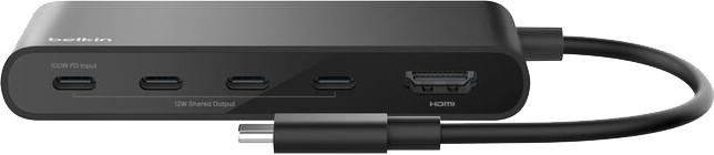 Belkin 5-Poort Usb C Hub met 4K HDMI achterkant