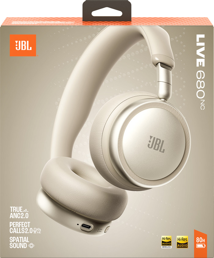 JBL Live 680NC Champagne verpakking