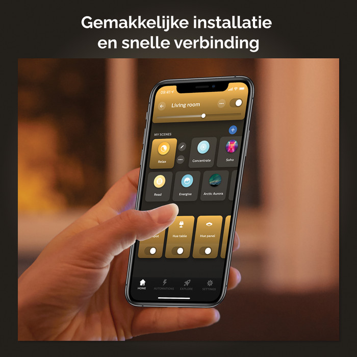 Philips Hue Being Ceiling Lamp White Ambiance Black null