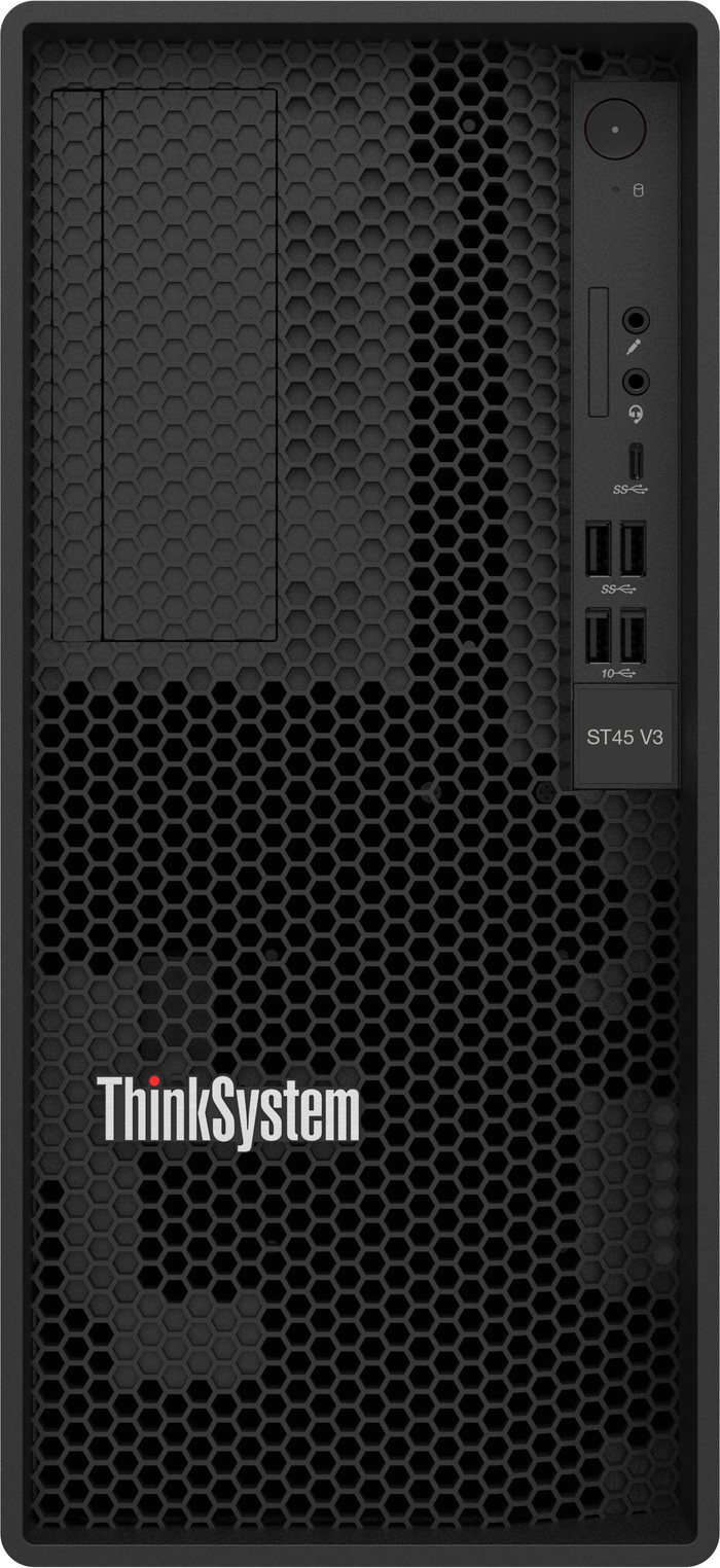 Lenovo ThinkSystem ST45 V3 Tower Server - 7DH5A02GEA voorkant