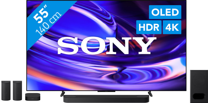 Sony Bravia 6 55" OLED (2026) + Sony Bravia Theatre System 6 Zwart Main Image