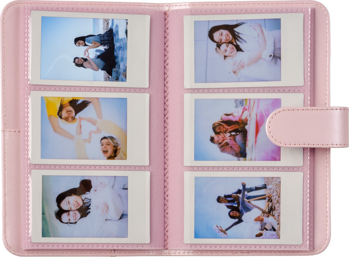 Fujifilm Instax Mini Album 13 Candy Pink product in use