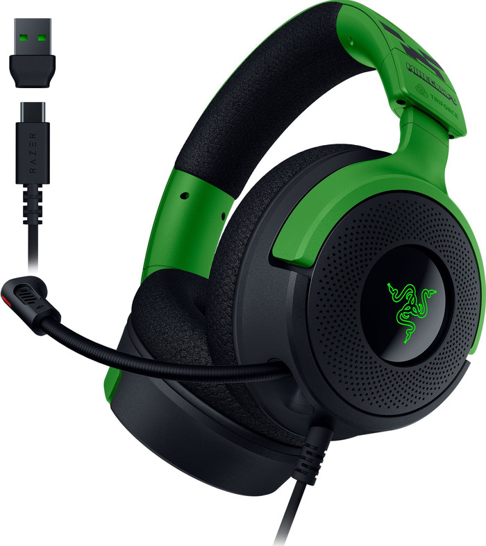 Razer Kraken V4 X Bedrade Gaming Headset - Minecraft Edition rechterkant