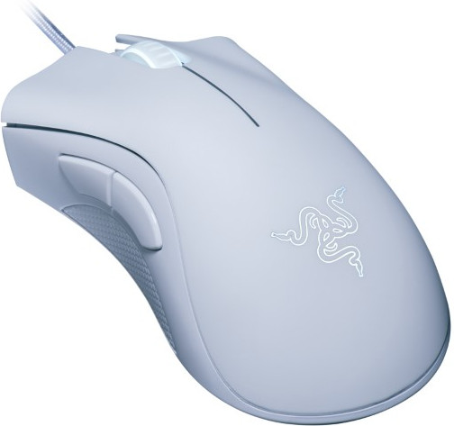 Razer DeathAdder Essential Gaming Muis Wit linkerkant