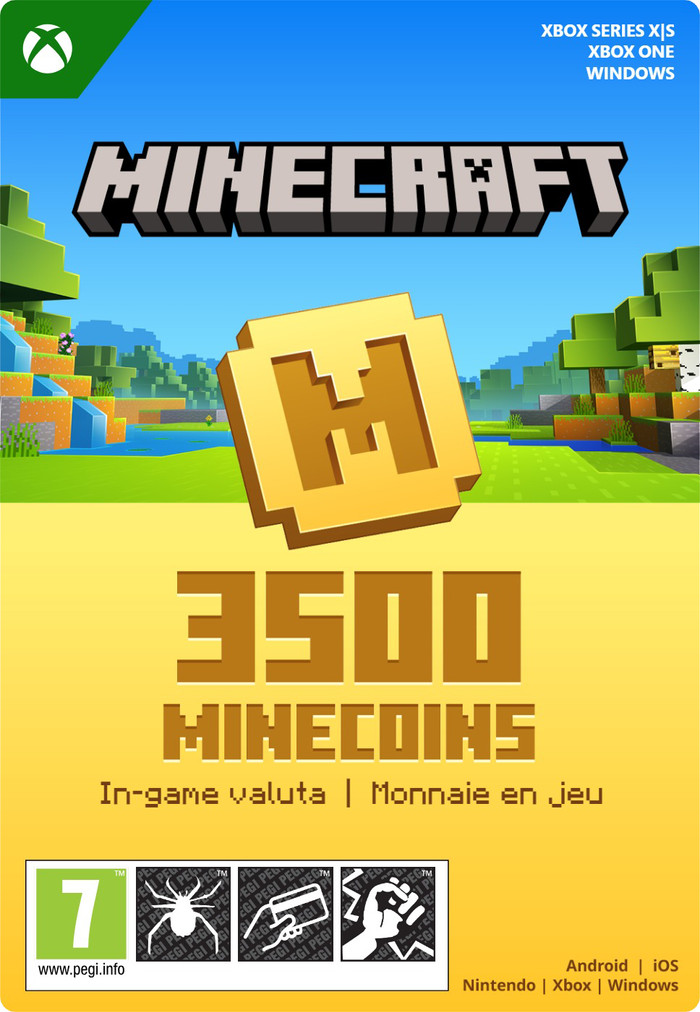 Minecraft: Minecoins Pack: 3500 Coins Xbox Series X|S, Xbox One en Windows 10 - Digitaal Main Image