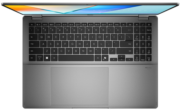 ASUS Vivobook 16 Flip TP3607SA-SI131W bovenkant