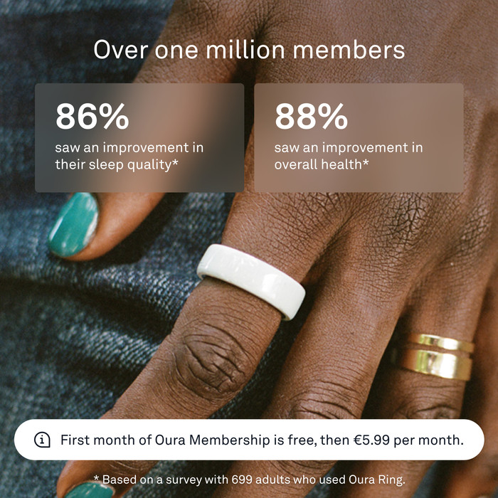 Oura Ring 4 Ceramic Maat 4 Cloud visual leverancier