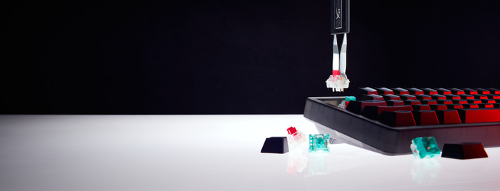 HyperX Origins 2 65% Gaming Toetsenbord Qwerty product in gebruik