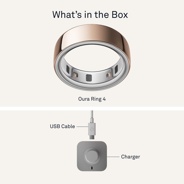 Oura Ring 4 Size 12 Rose Gold visual supplier