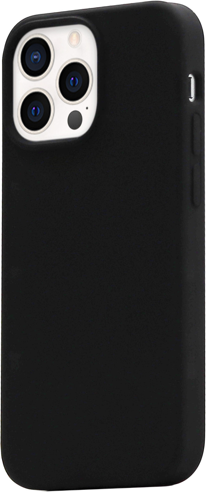 BlueBuilt Soft Case Apple iPhone 13 Pro Back cover Zwart rechterkant