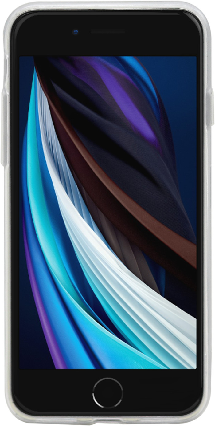 BlueBuilt Soft Case Apple iPhone SE 2022 / SE 2020 / 8 / 7 Back cover Transparant voorkant