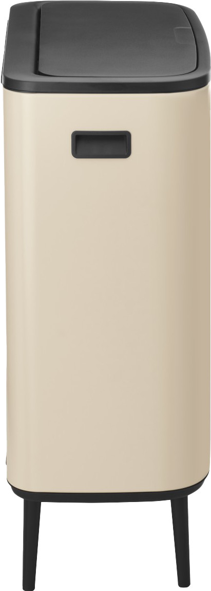 Brabantia Bo Touch Bin Hi Prullenbak 2 x 30 liter Soft Beige rechterkant