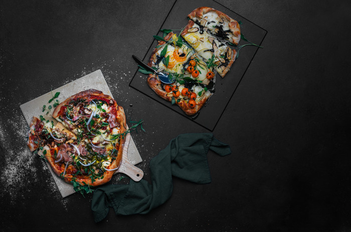 AEG A9OZPS1 Pizza stone set product in use