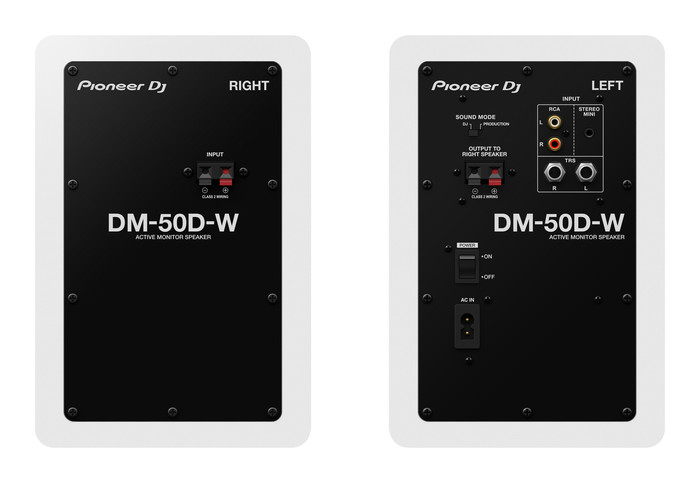 Pioneer DJ DM-50D-W back