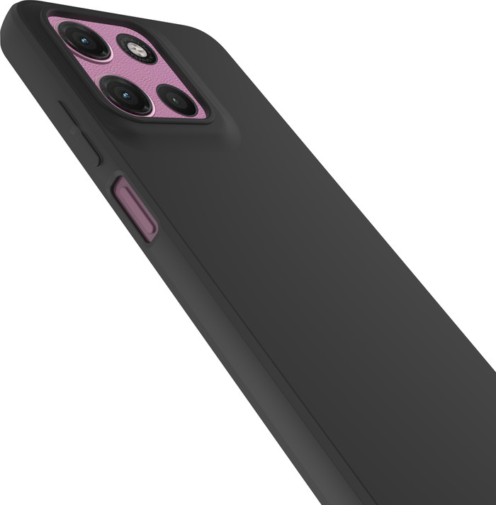 Just in Case Soft Design Motorola Moto G17 / G17 Power Back Cover Zwart rechterkant