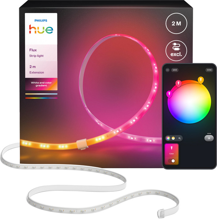 Philips Hue Flux LED Strip 2 meter Verlengstrip verpakking