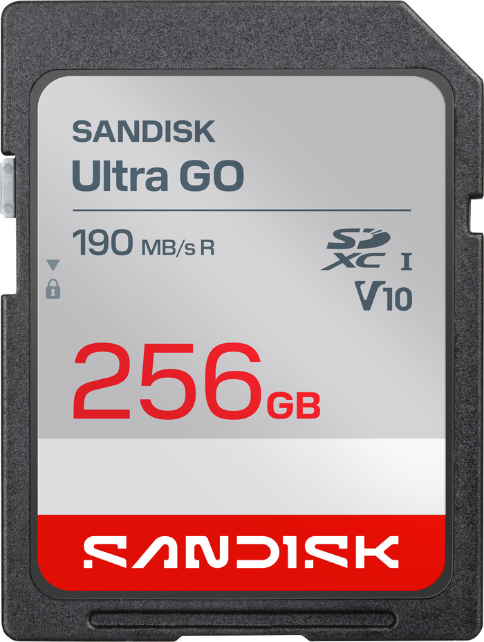 SANDISK Ultra GO SDXC 256GB 190MB/s Main Image