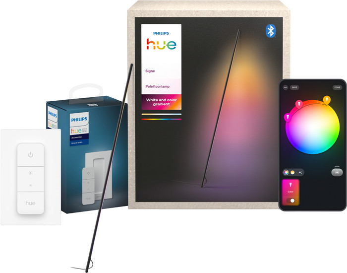 Philips Hue Signe Tube Vloerlamp + dimmer Main Image