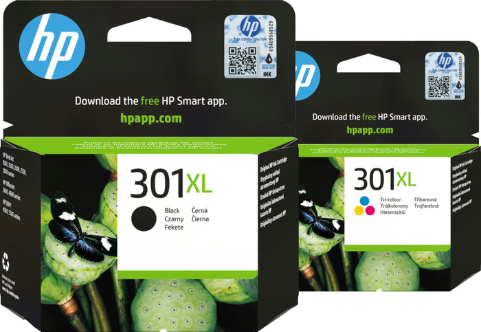 HP 301XL Cartridge Combo pack Main Image