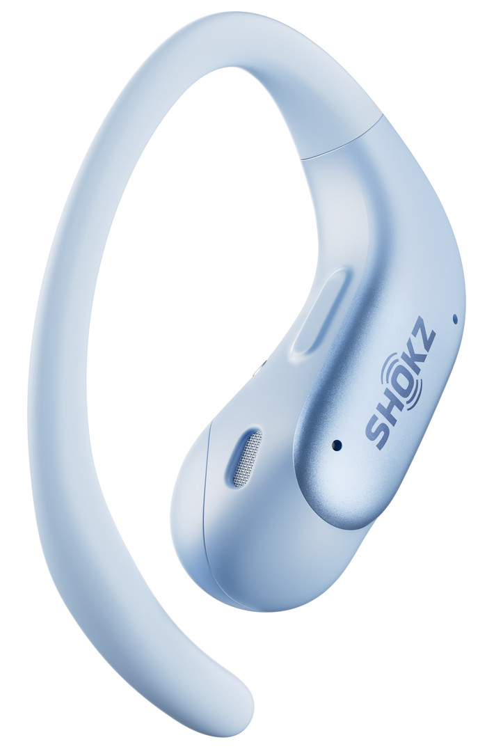Shokz OpenFit Air 2 Blauw linkerkant