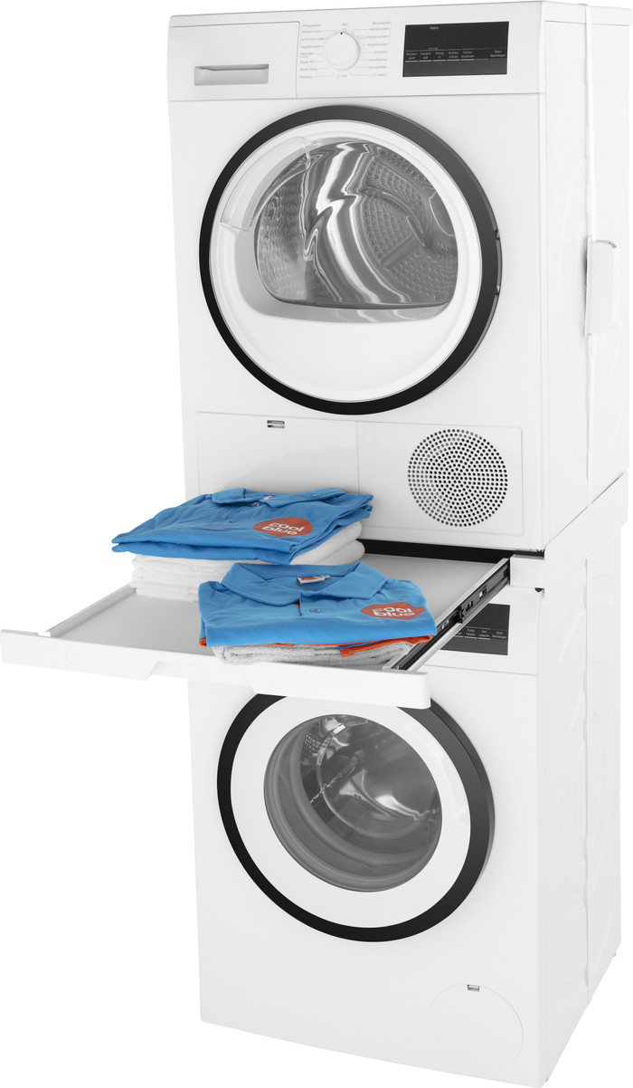 Premium BlueBuilt Universeel Tussenstuk voor Wasmachine en Droger product in gebruik