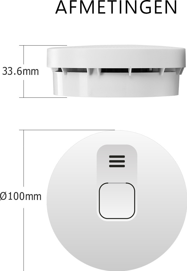 ELRO Blue Line CBFS36 Rookmelder 5-pack (5 jaar) detail