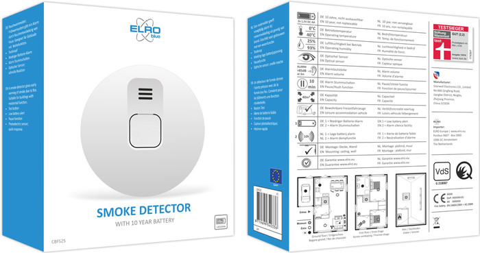 ELRO Blue Line CBFS36 Rookmelder 5-pack (5 jaar) null