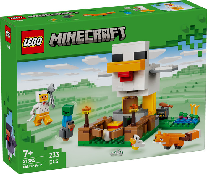 LEGO Minecraft Kippenboederij 21585 verpakking
