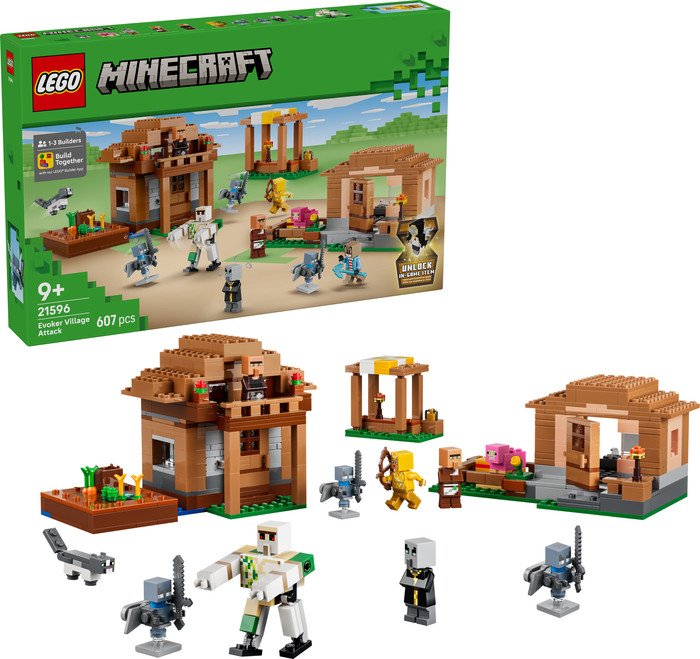 LEGO Minecraft Oproeper Dorpsaanval 21596 rechterkant