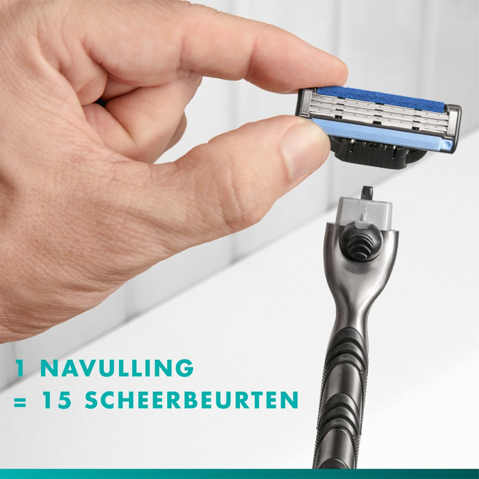 Gillette Mach3 + 3 Replacement Blades visual supplier