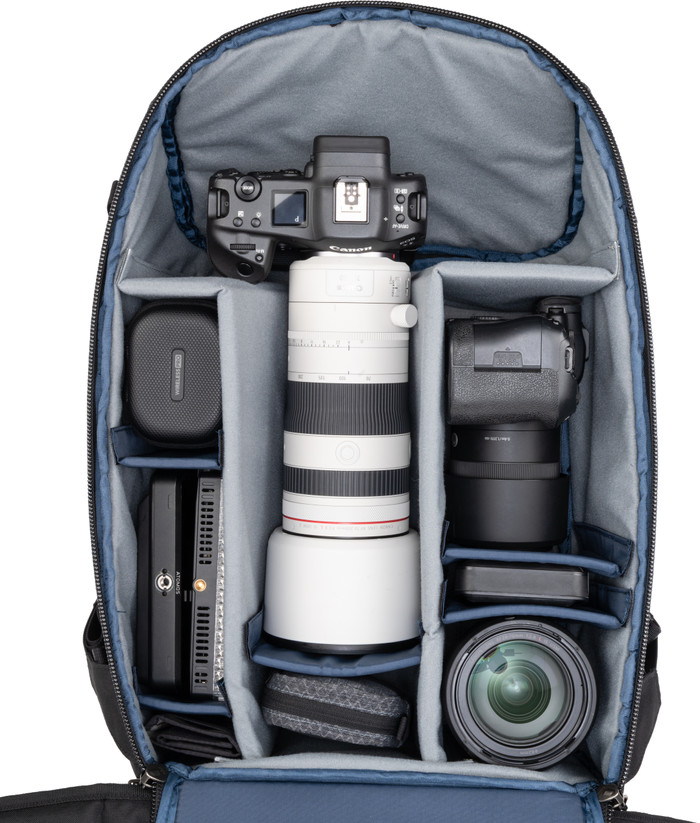 Think Tank DarkLight Backpack 25L Zwart binnenkant