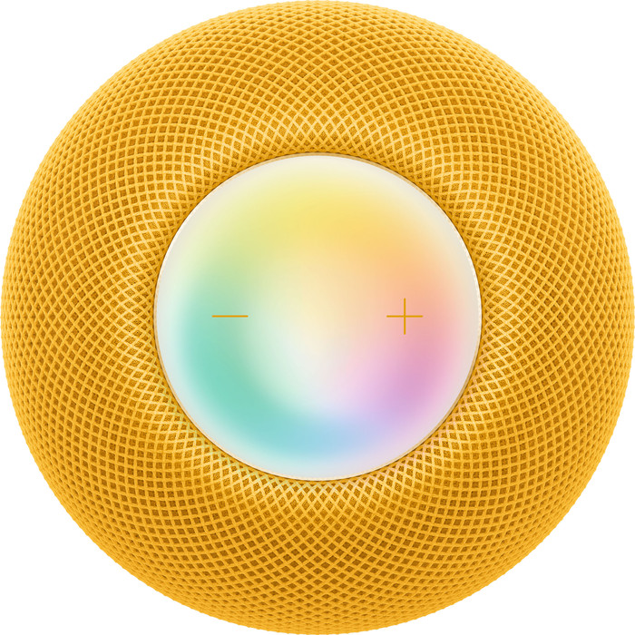 Apple HomePod Mini Yellow top