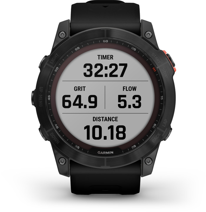 Garmin Fenix 7X Solar Black 51mm front