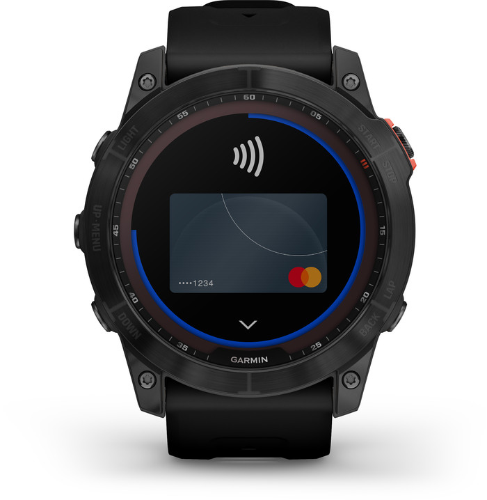 Garmin Fenix 7X Solar Black 51mm front