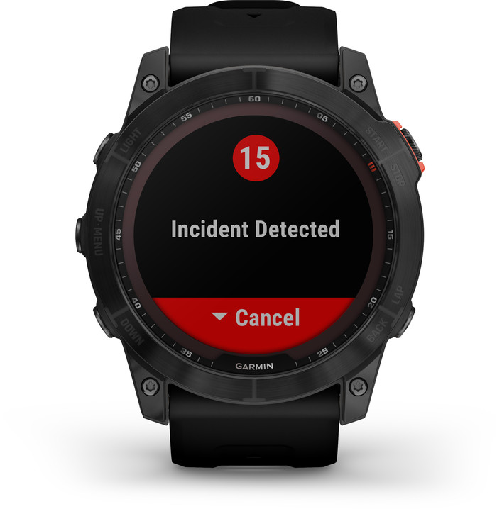 Garmin Fenix 7X Solar Black 51mm front