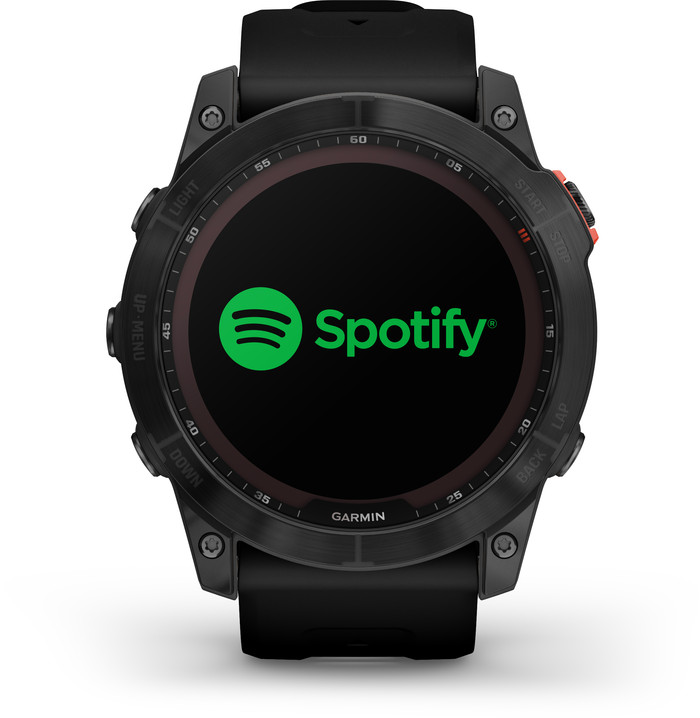 Garmin Fenix 7X Solar Black 51mm front