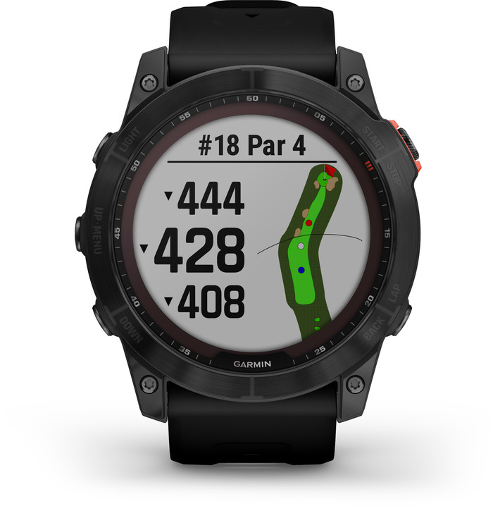 Garmin Fenix 7X Solar Black 51mm front